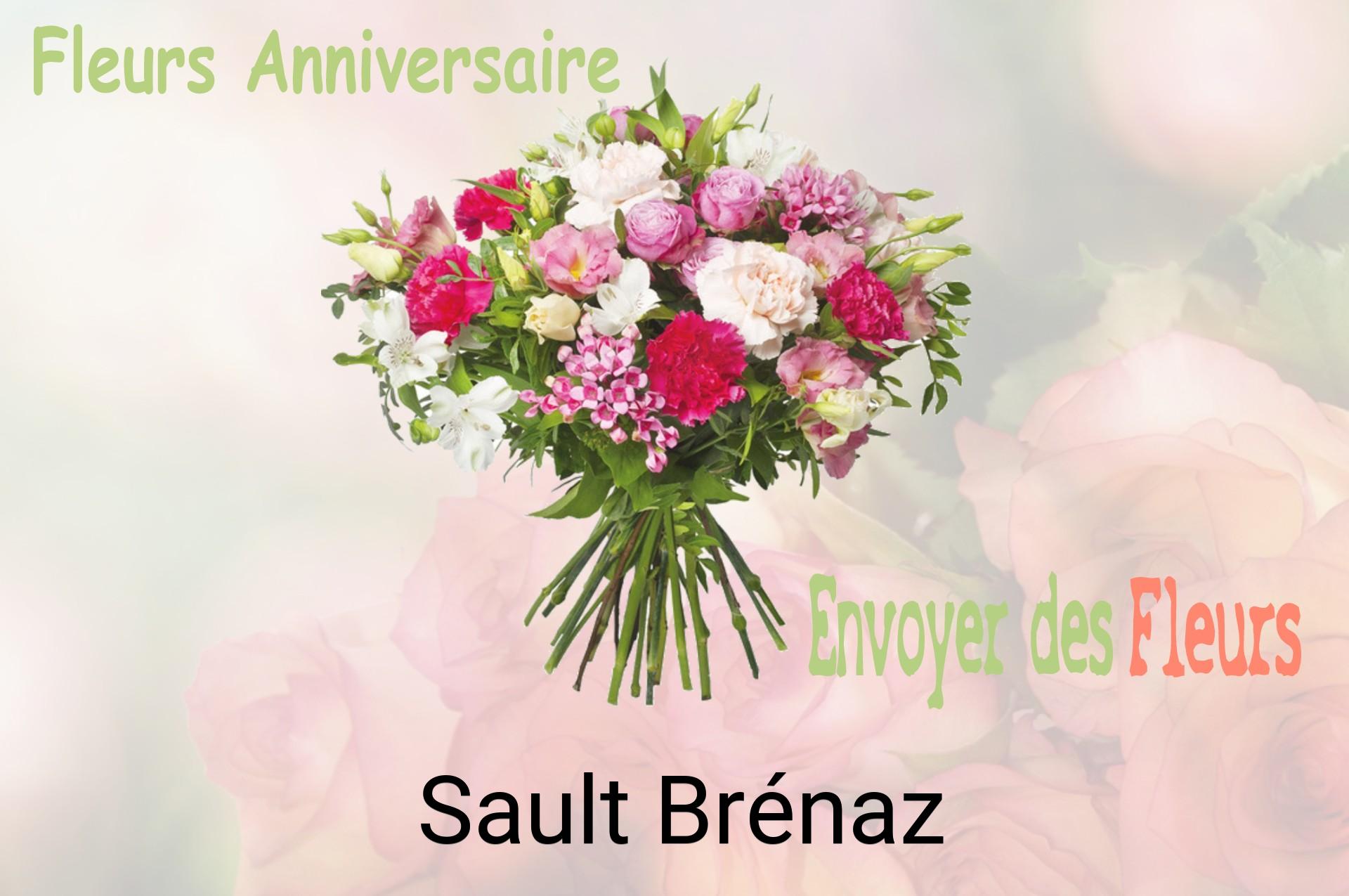 Bouquet de fleurs d’anniversaire livré à Sault-Brénaz
